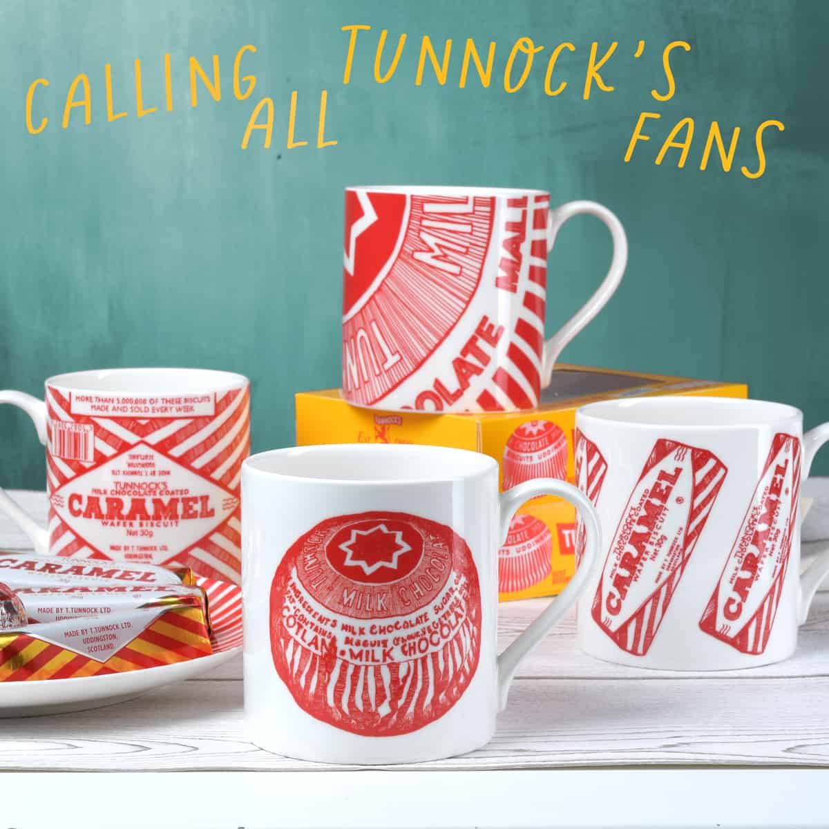 Tunnock’s China Mug Collection (save £12)