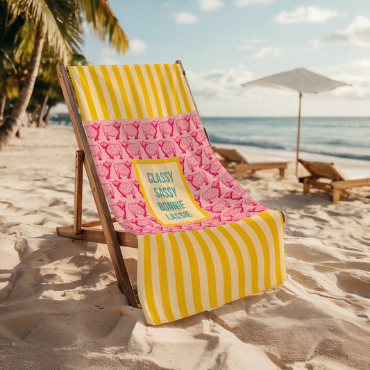 Classy Cow Beach Towel