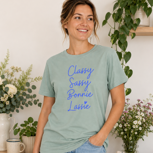 Classy Lassie T-shirt (+ colours)