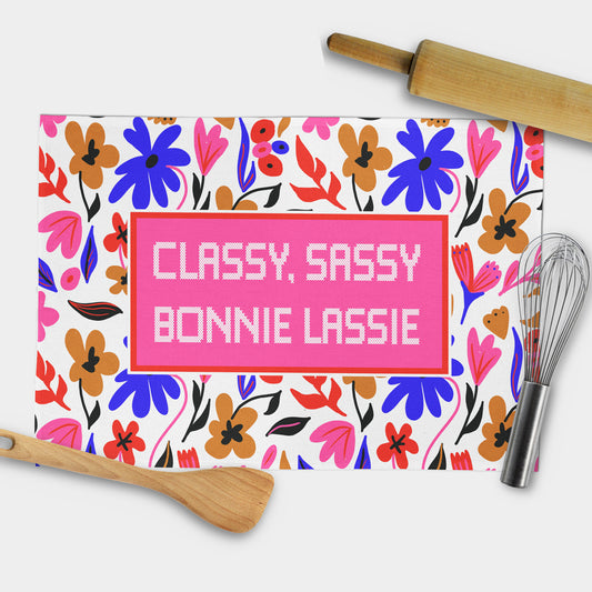 Classy, Sassy, Bonnie Lassie Tea Towel