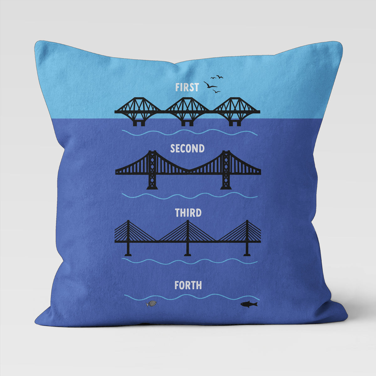 Forth Bridges Cushion
