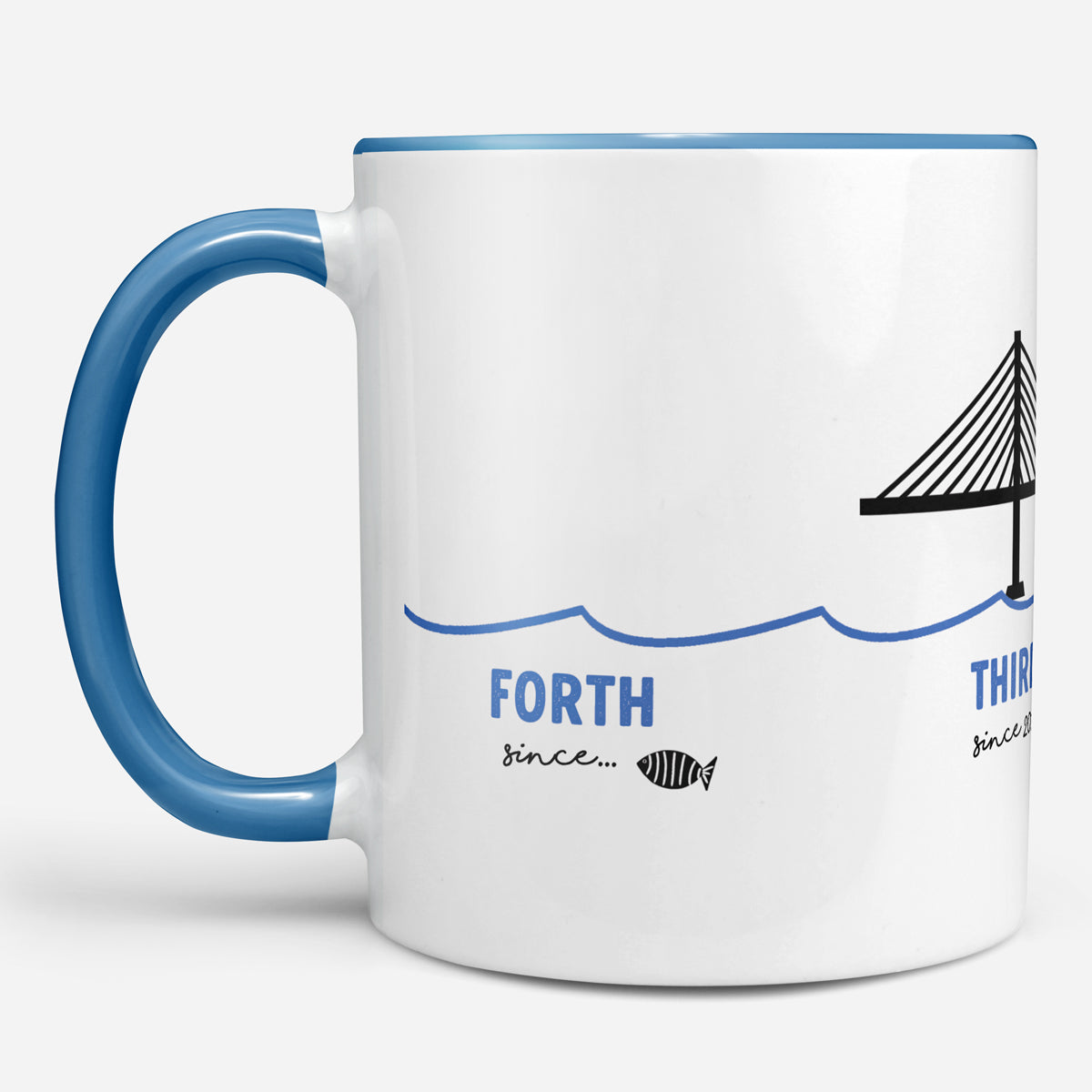 Forth Bridges Chunky Mug