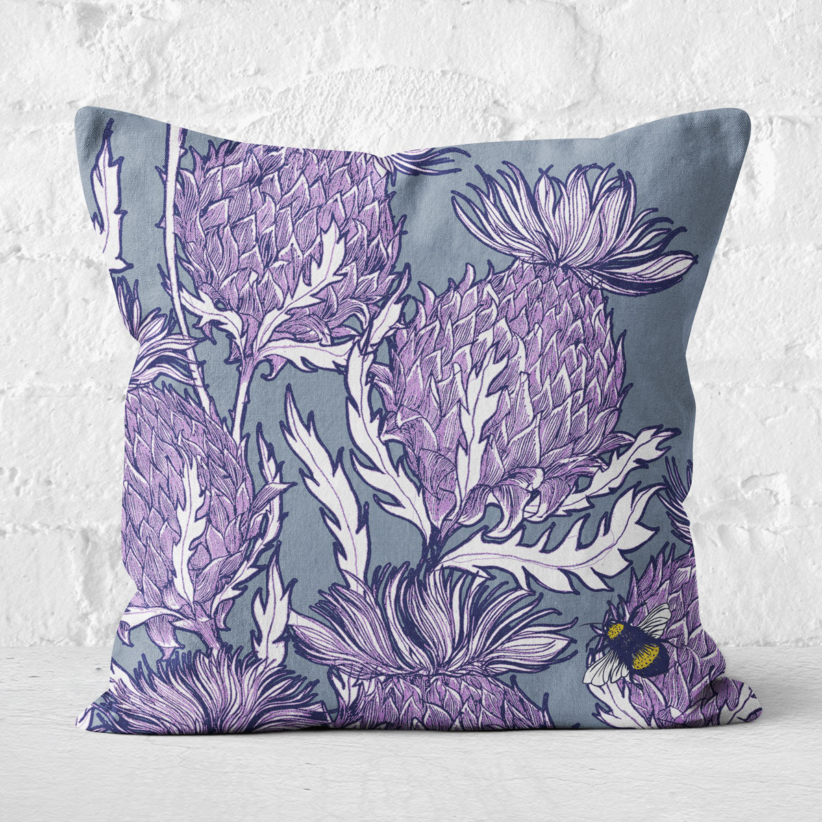 Jaggy Thistle Cushion (+colours)