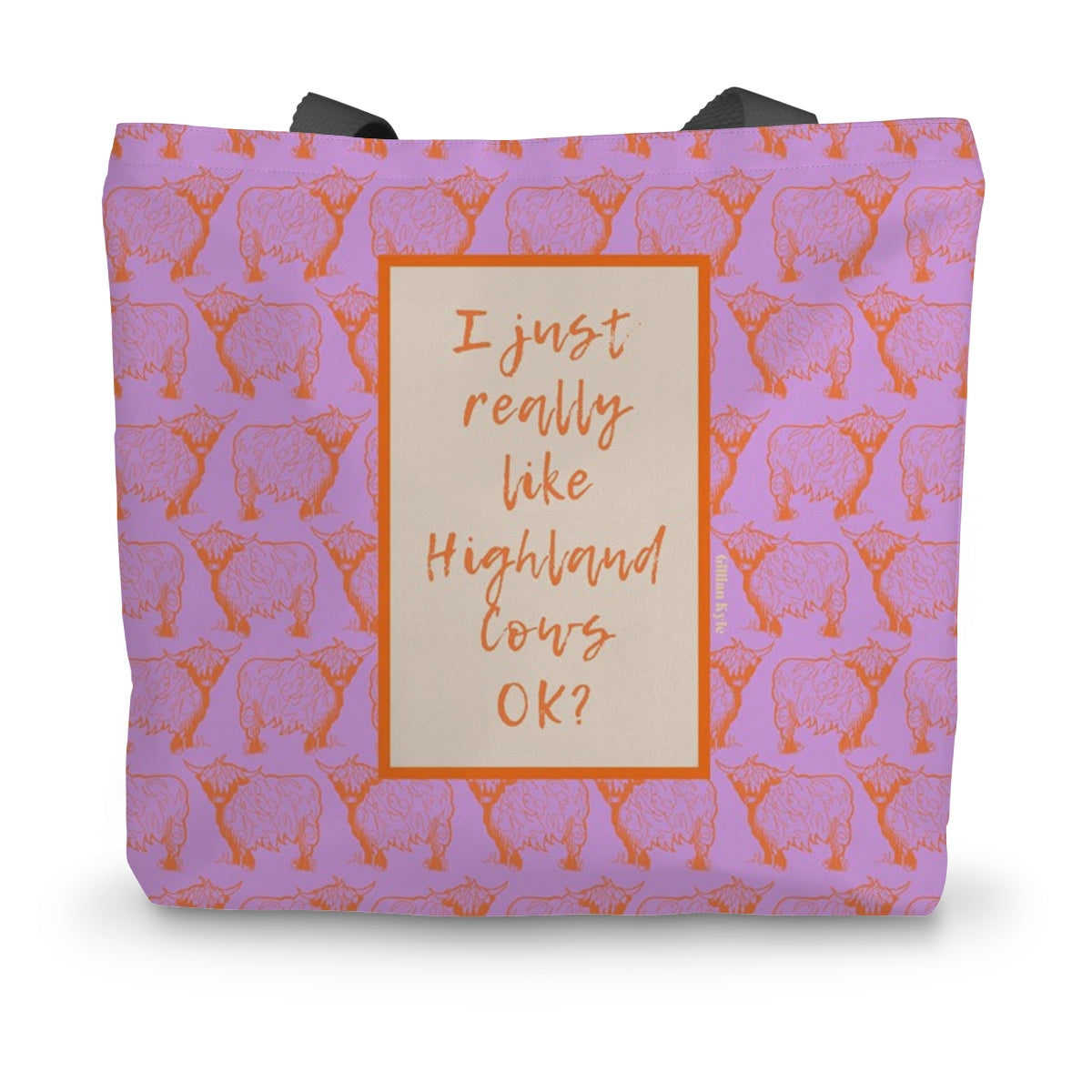 Highland Cow Confession Sturdy Tote (+colours)