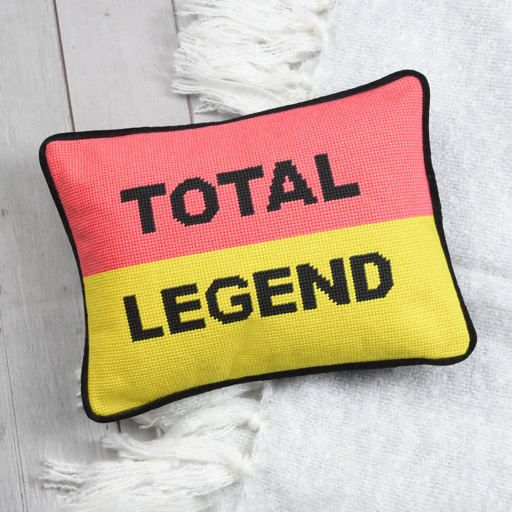 Total Legend Needlepoint Cushion