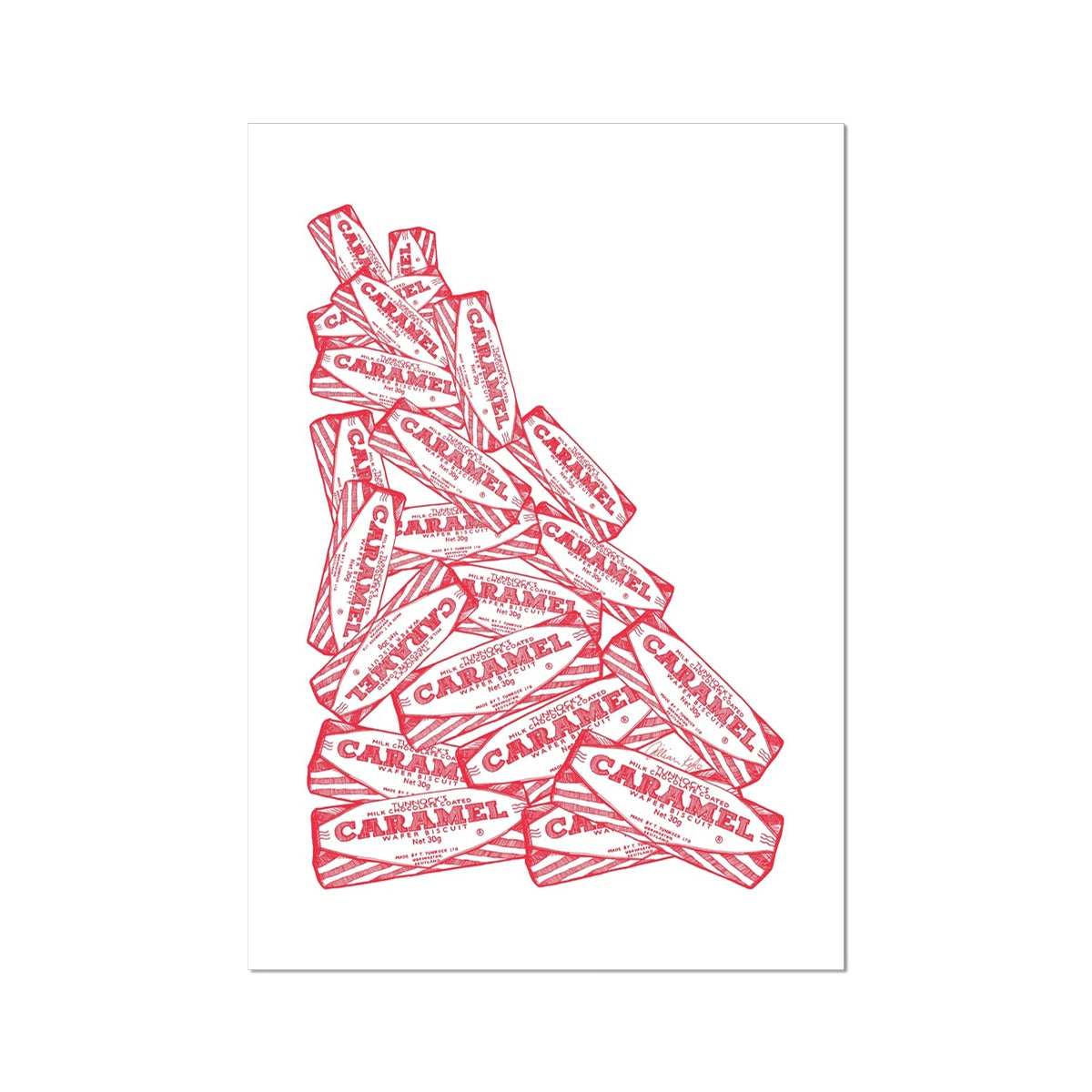 Caramel Cascade Fine Art Print