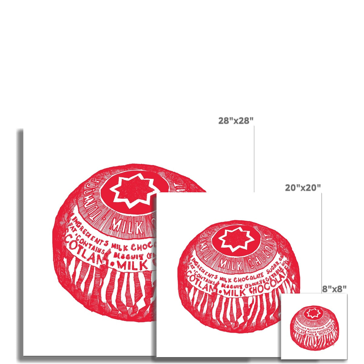 Tunnock's Tea Cake Fine Art Print