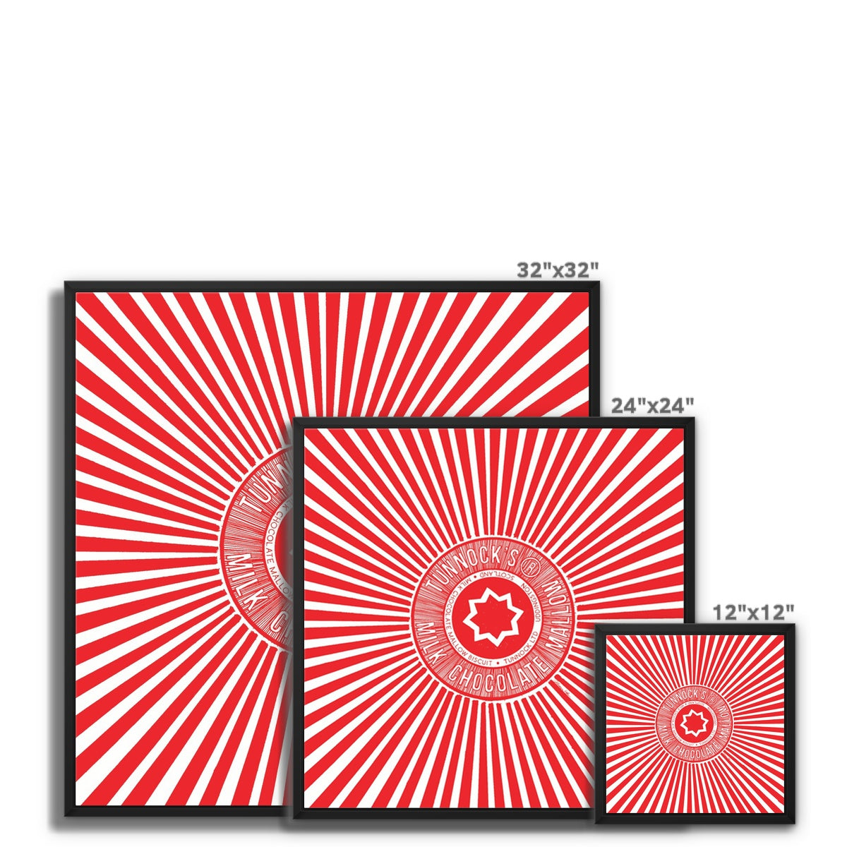 Tea Cake Wrapper Framed Canvas