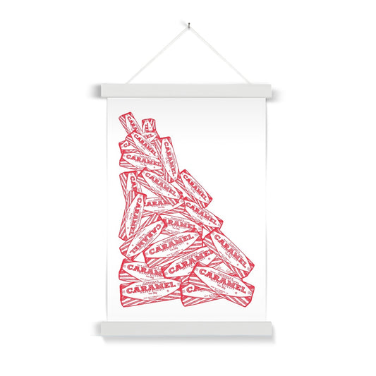 Caramel Cascade Fine Art Print with Hanger