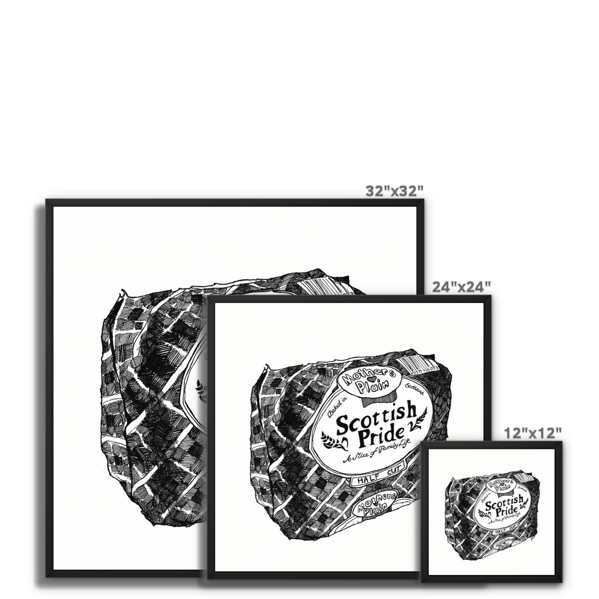 Breid Framed Canvas