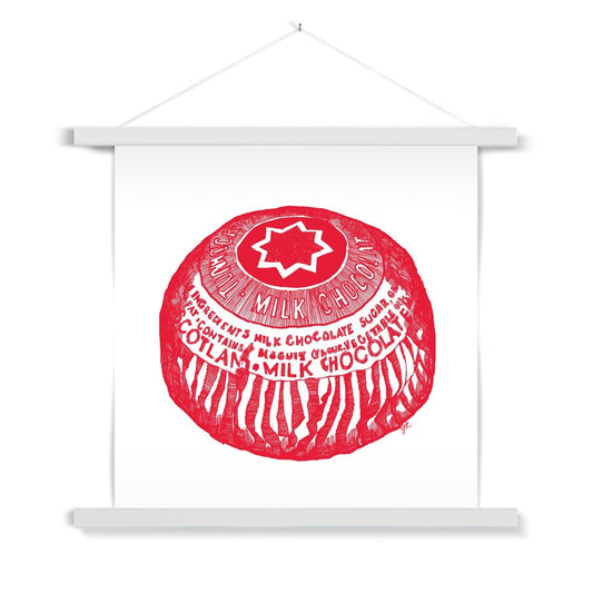 Tunnock's Tea Cake Fine Art Print with Hanger