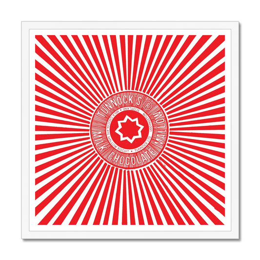 Tea Cake Wrapper Framed Print