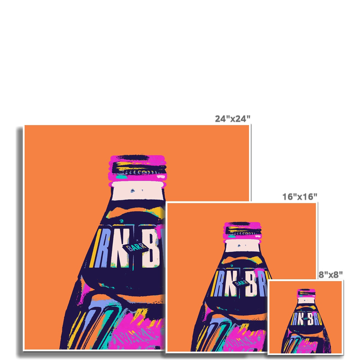 IRN-BRU Colourful Fine Art Print