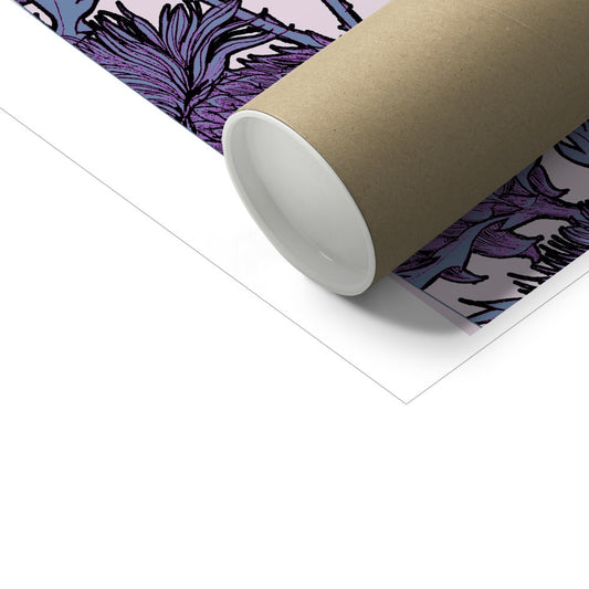 Lilac Thistles Fine Art Print