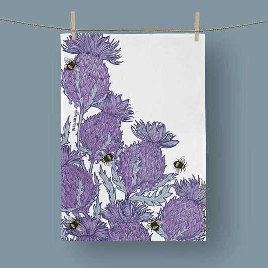 gillian-kyle-scottish-artist-tea-towels-flower-of-scotland-scottish-thistle-tea-towel