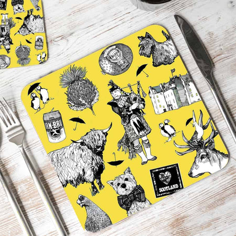 love-scotland-placemat-yellow