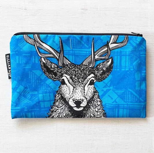 tartan-highland-stag-pouch-pencil-case-4