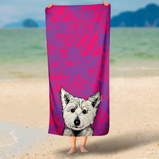 tartan-highland-westie-scottish-beach-towel-gillian-kyle-3