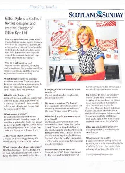 Scotland on Sunday Home Magazine