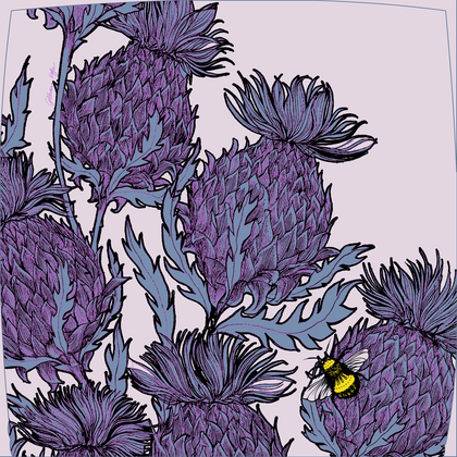 Lilac Thistles