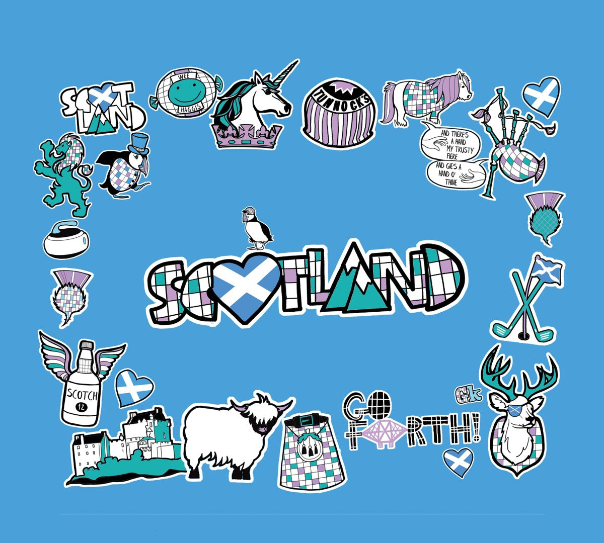 Stuck On Scotland Tote