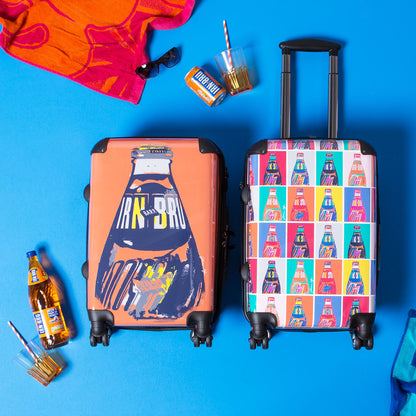 IRN-BRU POP! Big Bottle Suitcase - orange