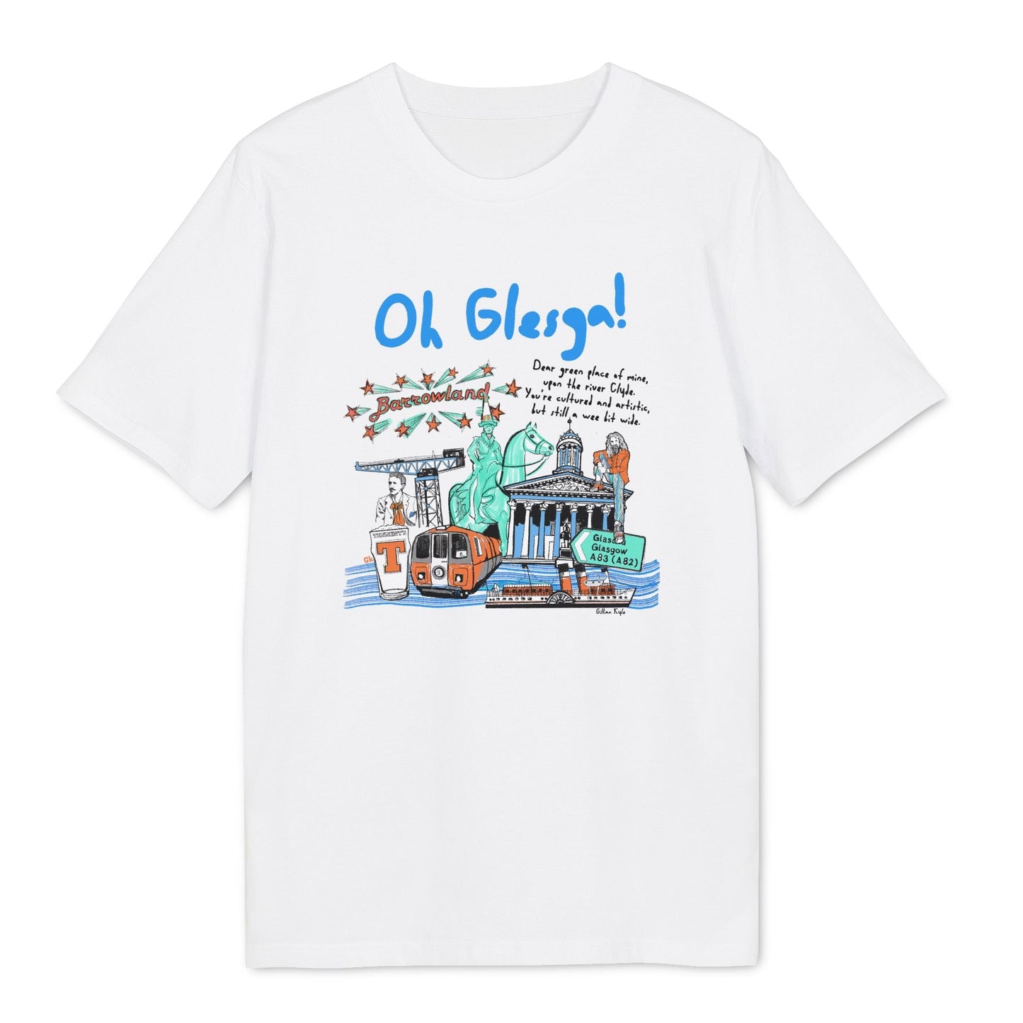 Oh Glesga! Illustrated Glasgow T-Shirt