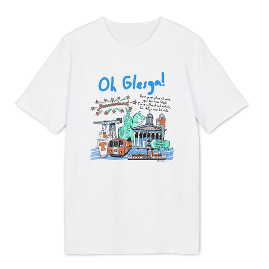 Oh Glesga! Illustrated Glasgow T-Shirt