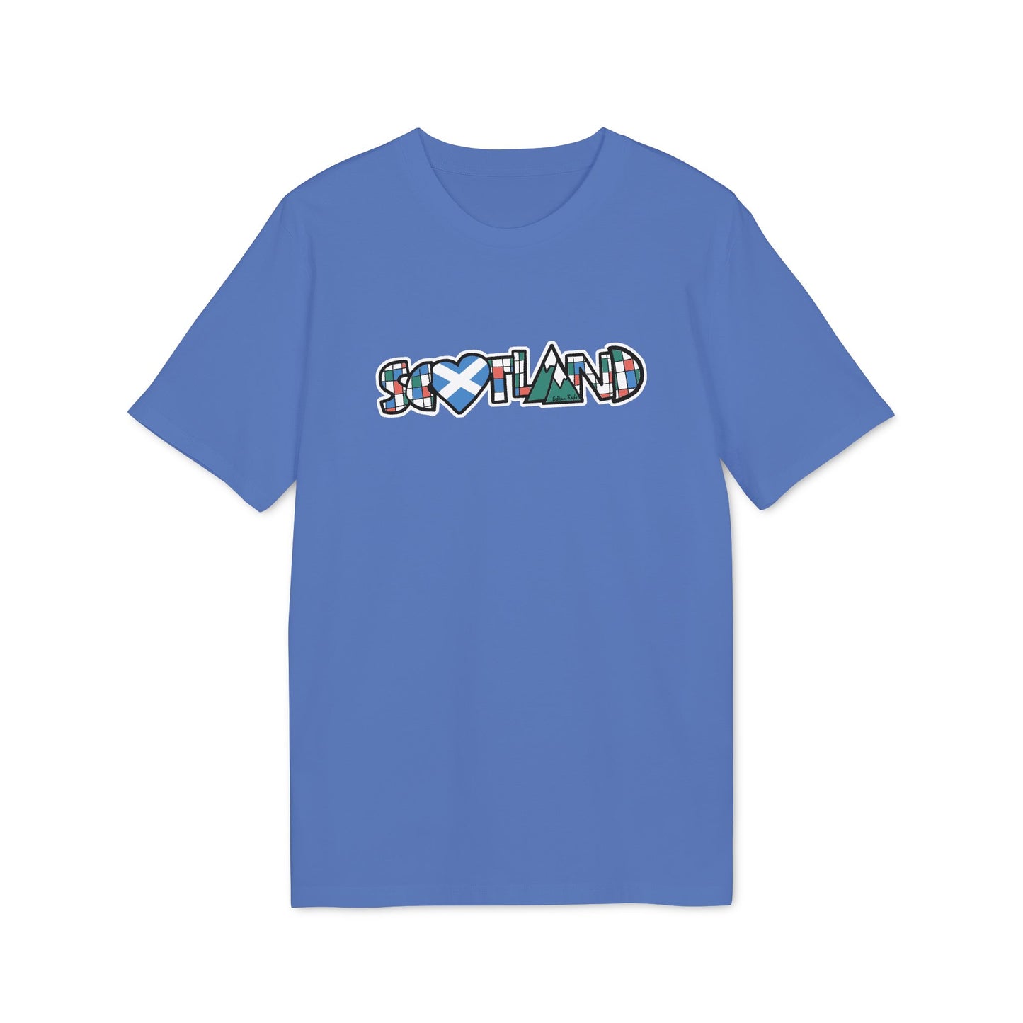 Scotland Sticker T-Shirt (+colours)