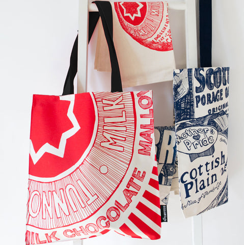 Tea Cake Rapper Tunnock's Tea Cake Wrapper Heavyweight Tote by Gillian Kyle – GILLIAN KYLE