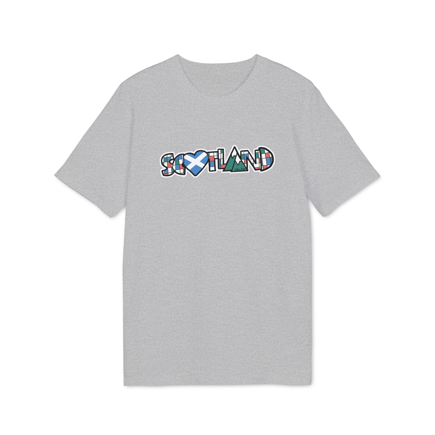 Scotland Sticker T-Shirt (+colours)