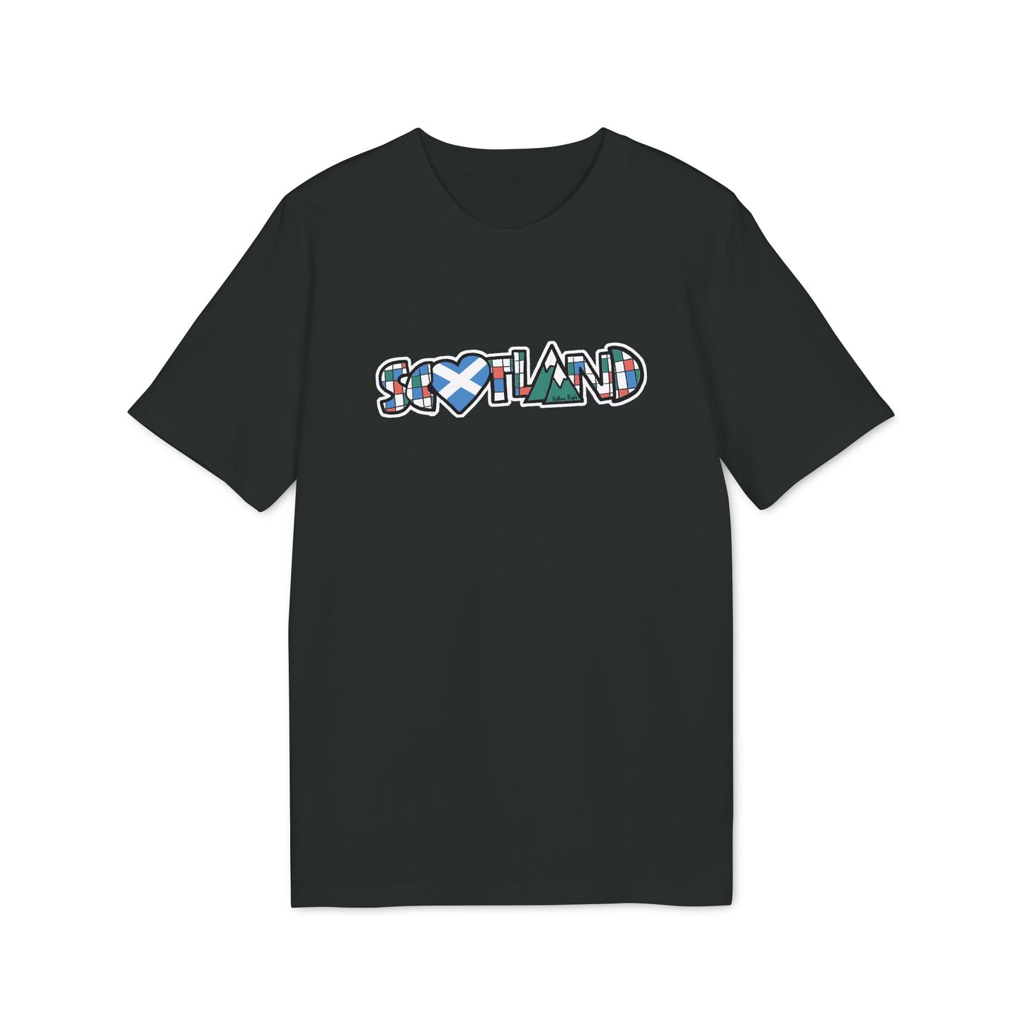 Scotland Sticker T-Shirt (+colours)