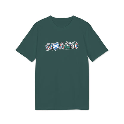 Scotland Sticker T-Shirt (+colours)