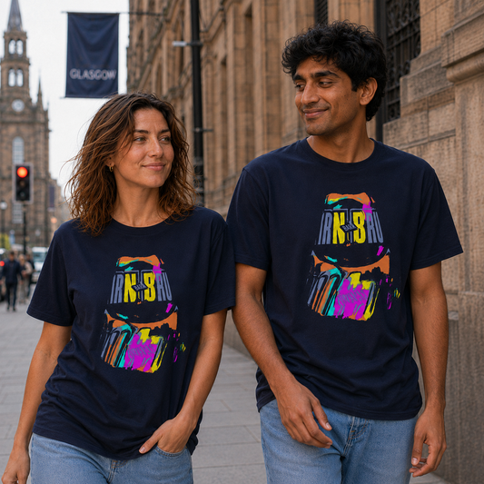 IRN-BRU Pop! Unisex T-shirt - navy