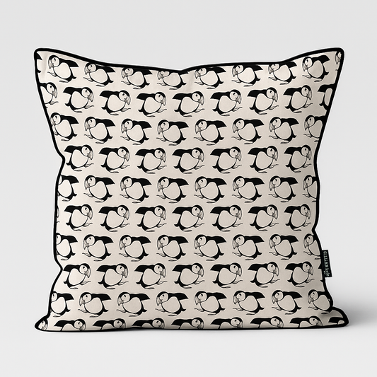 Puffin Patrol Cushion