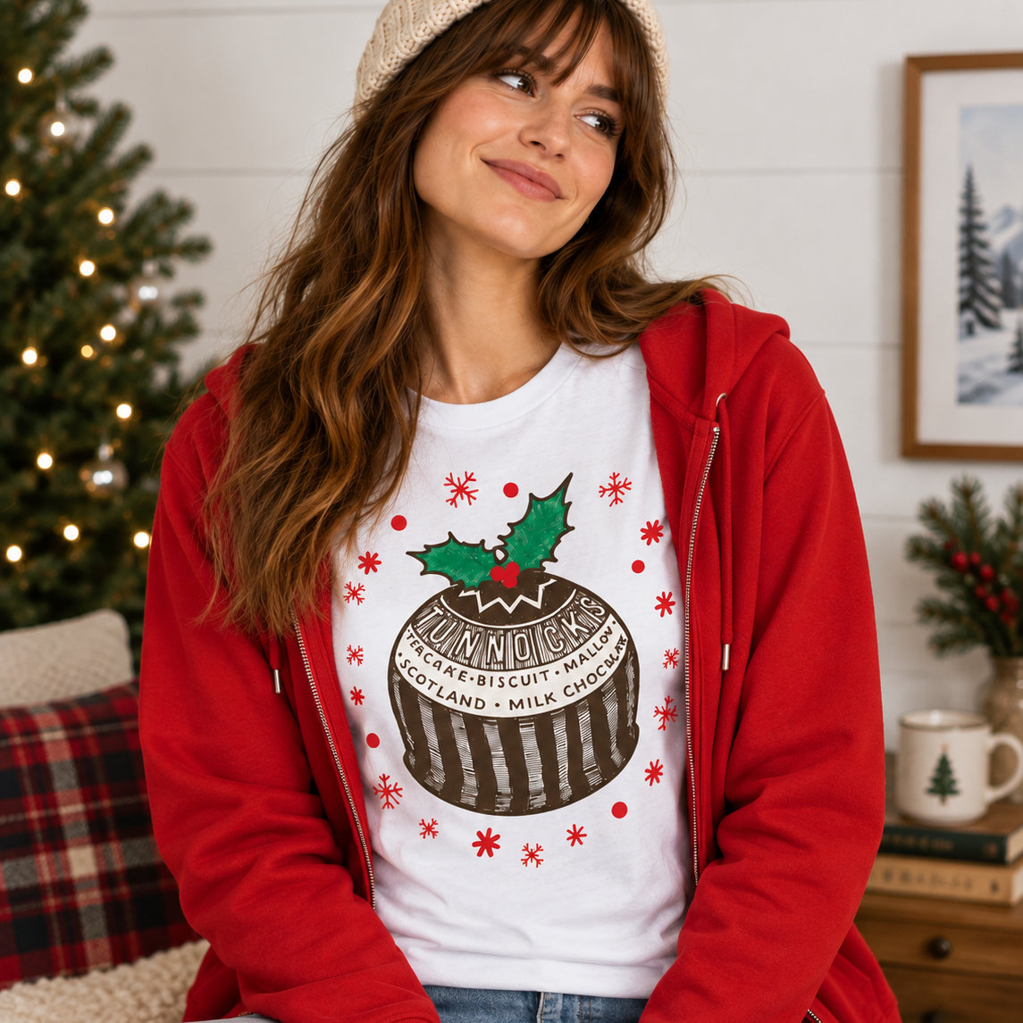 Big Tea Cake Xmas Pud T-shirt