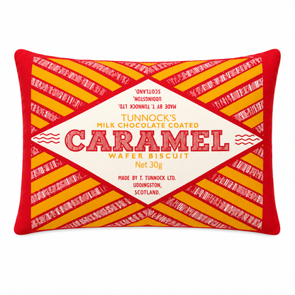 Tunnock's Caramel Wafer Cushion