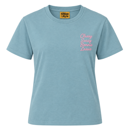 Classy Lassie Embroidered T-shirt