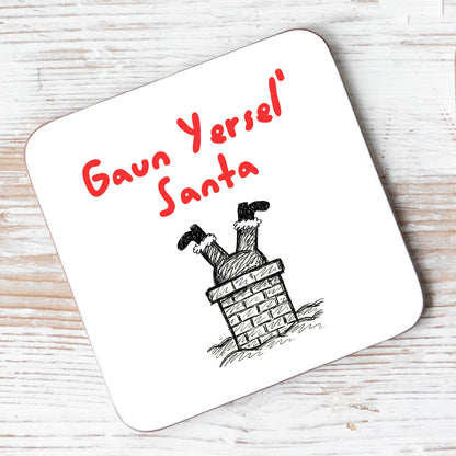 Gaun Yersel’ Santa Coaster