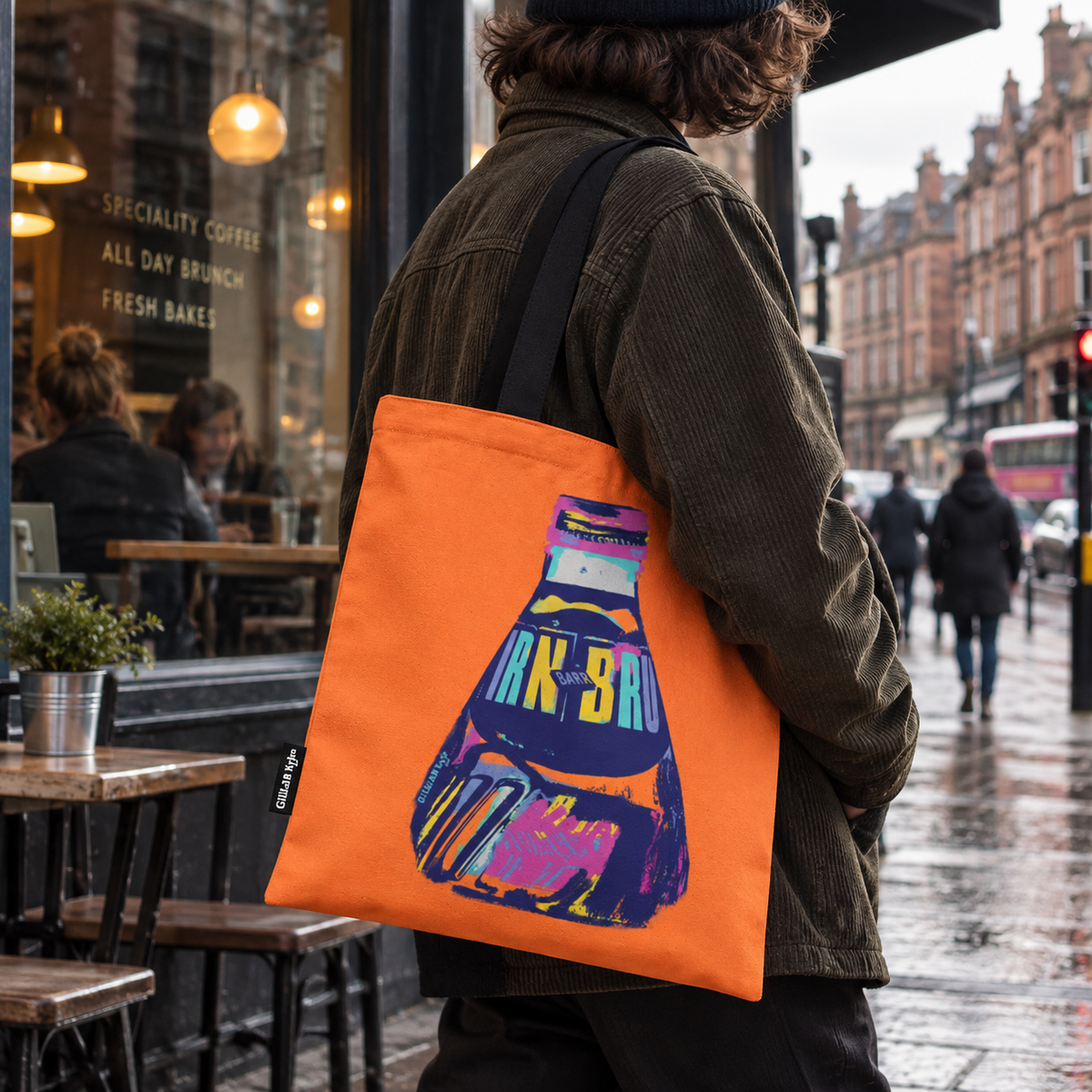 IRN-BRU POP! Heavyweight Tote - orange