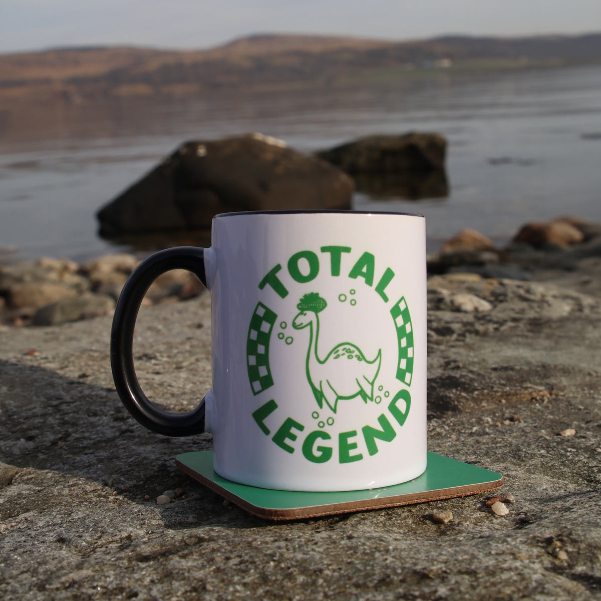 Total Legend - Nessie Chunky Mug by Scottish artist Gillian Kyle ...