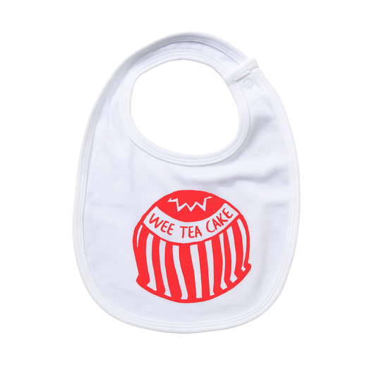 Wee Tea Cake Organic Cotton Bib
