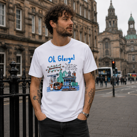 Oh Glesga! Illustrated Glasgow T-Shirt