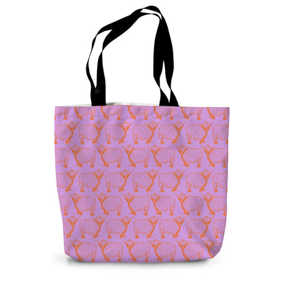 Highland Cow Confession Sturdy Tote (+colours)