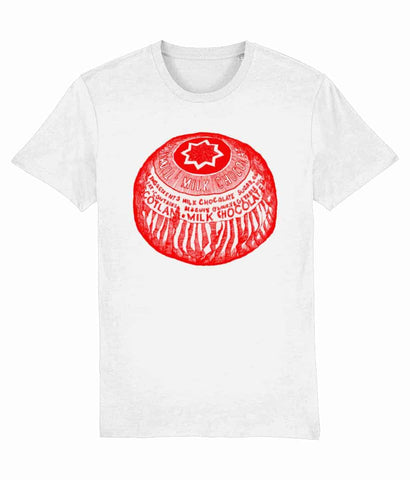 Tunnock's Tea Cake Unisex T-shirt (white)