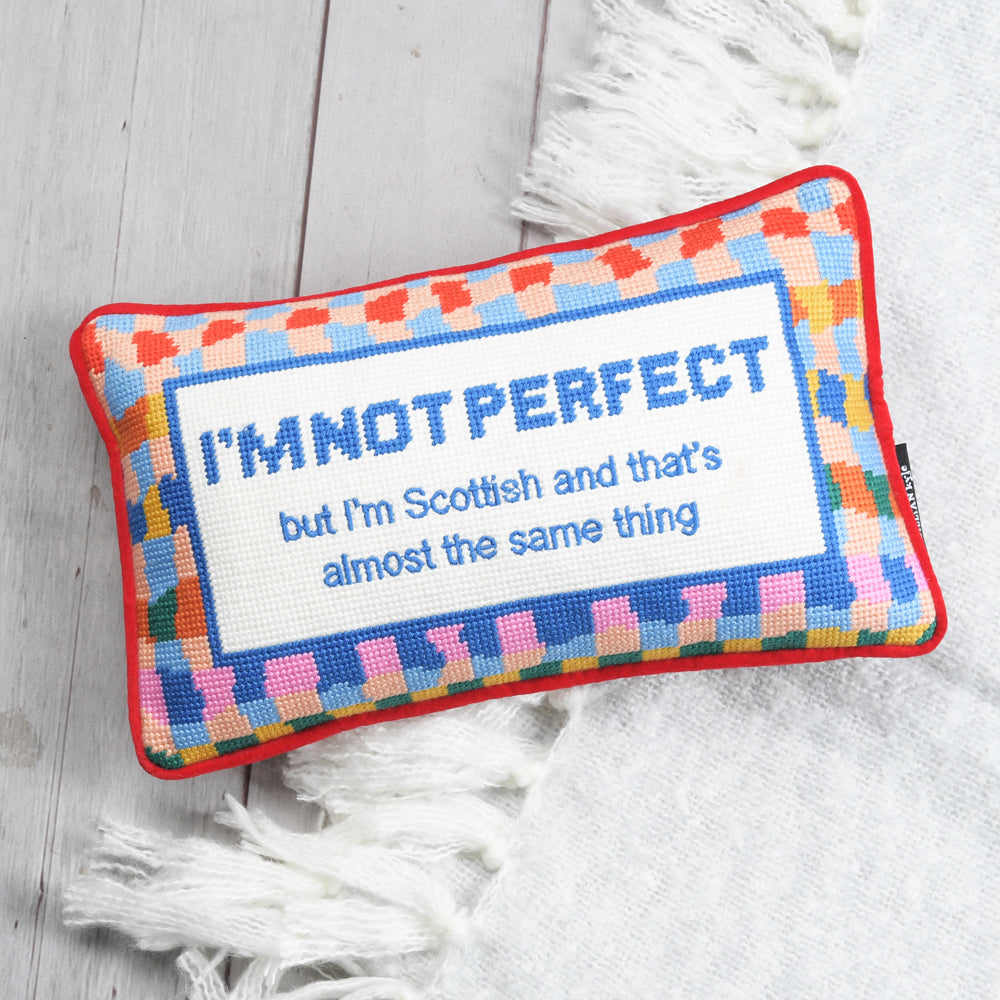 Perfectly Scottish Needlepoint Cushion
