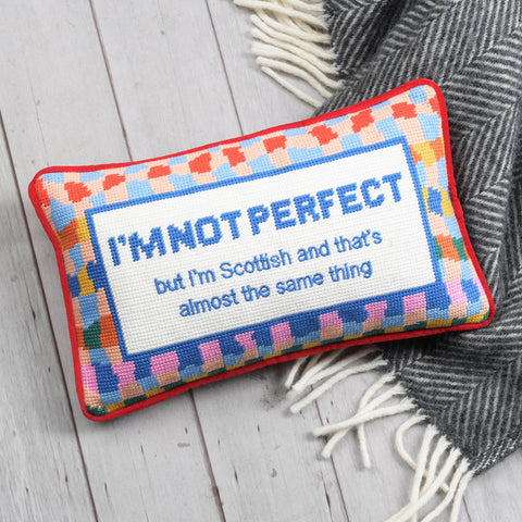 Perfectly Scottish Needlepoint Cushion