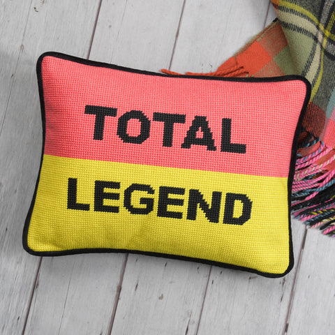 Total Legend Needlepoint Cushion