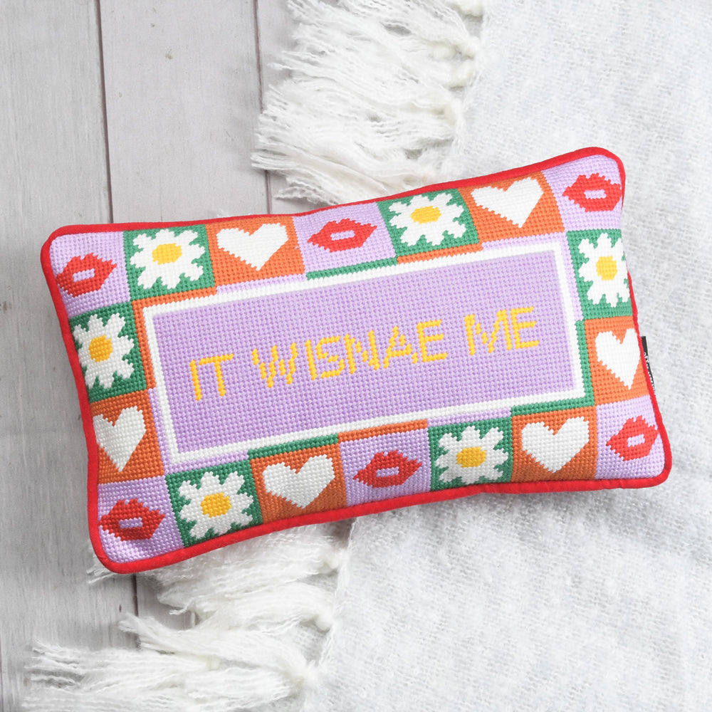 Wisnae Me Needlepoint Cushion