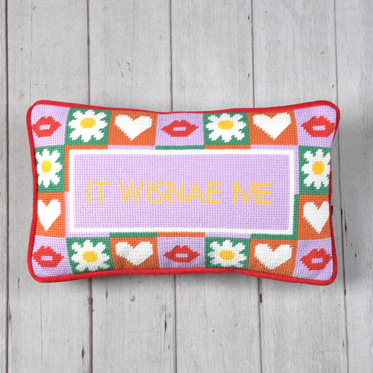 Wisnae Me Needlepoint Cushion